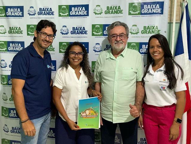 Em busca de Parceria, Instituto Agrovida se reúnem com prefeito de Baixa Grande