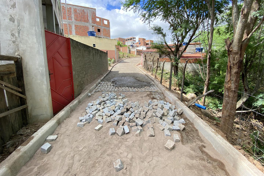 Evolução de Obra: Pavimentação – Rua Artulino Barbosa em Capela do Alto Alegre