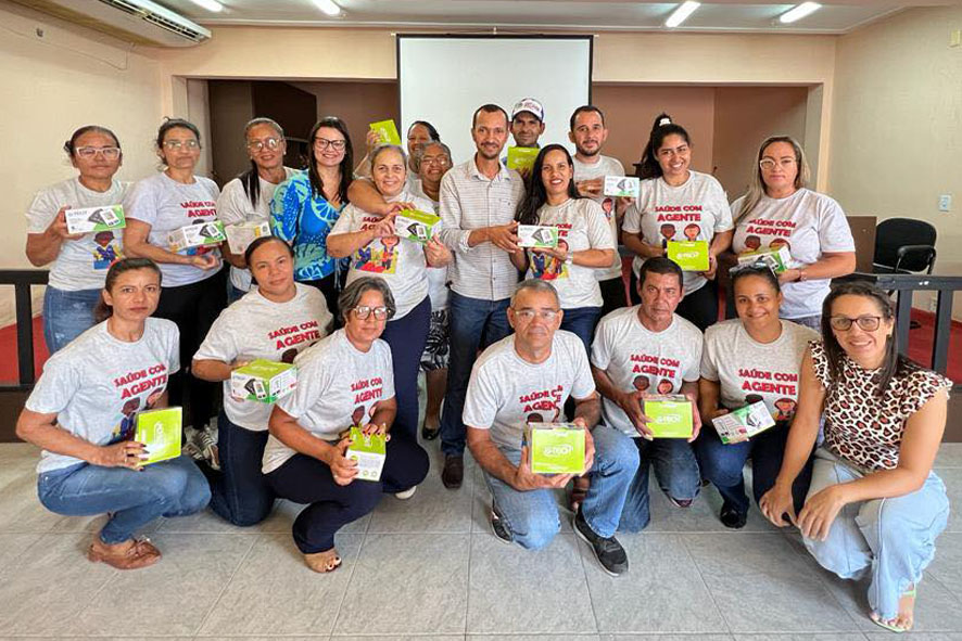 SMS entrega novos equipamentos aos Agentes Comunitários de Saúde de Capela do Alto Alegre