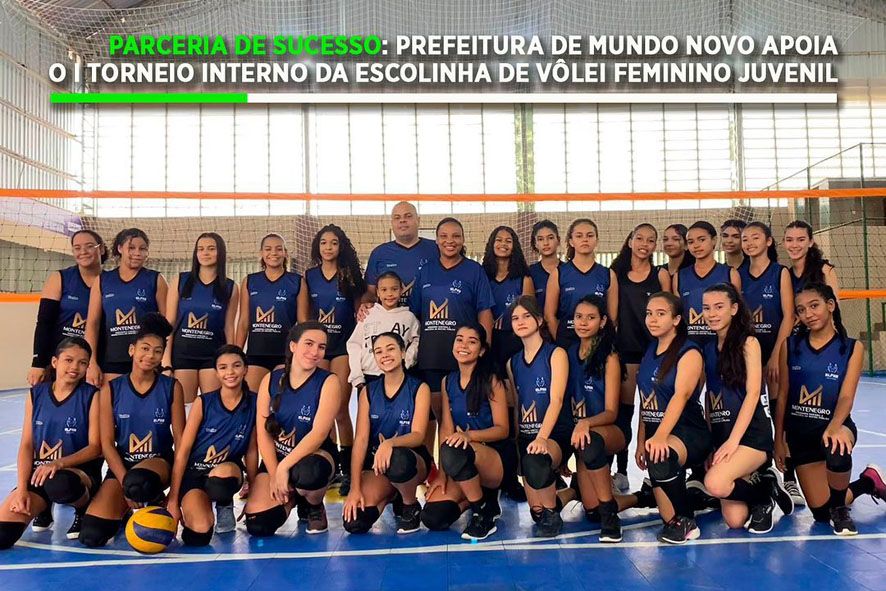 I Torneio Interno da Escolinha de Vôlei Feminino Juvenil em Mundo Novo