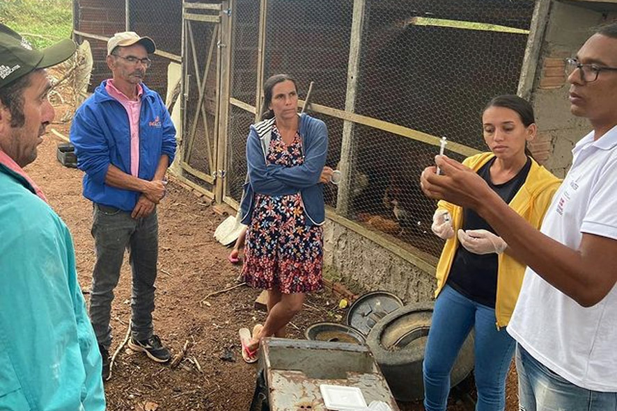 Instituto Agrovida realiza atividade coletiva Comunidade Viola, com uma Capacitação em Avicultura, em Mairi