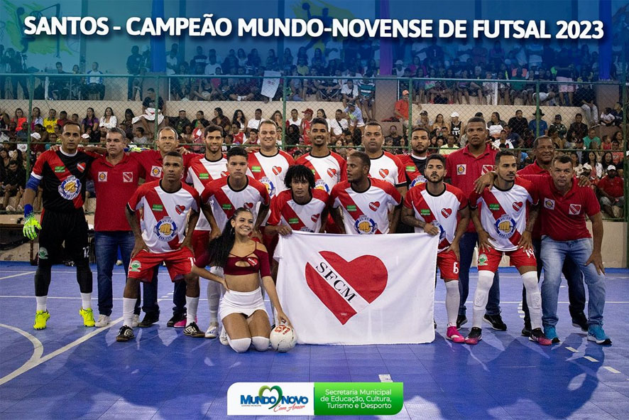 Santos é Campeão do VII Campeonato Municipal de Futsal de Mundo Novo