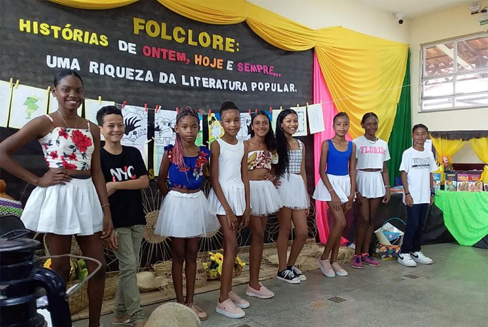 O projeto do folclore: Escola Lídia Peixoto de Baixa Grande, Histórias de Ontem, Hoje e Sempre…