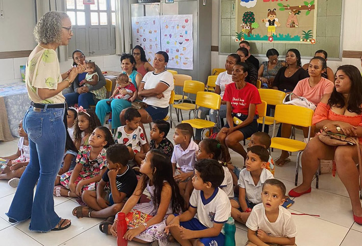 Compartilhando Saberes e Aventuras aproxima família com o ambiente escolar em Capela do Alto Alegre