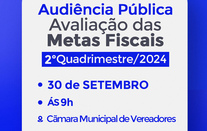 Prefeitura de Baixa Grande promove Audiência Publica na Próxima segunda-feira, dia 30