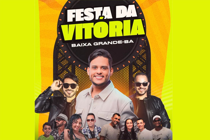 Anunciada as atrações da Festa da Vitória em Baixa Grande