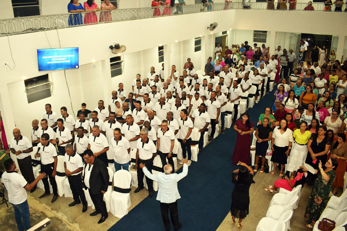 Final de semana bem movimentado com o 3º Congresso de Senhores na Assembleia de Deus em Baixa Grande