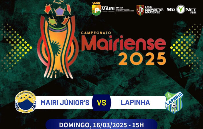 Campeonato Mairiense terá início neste domingo dia 16